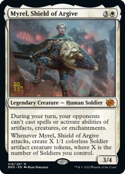 Myrel Shield of Argive Prerelease Cards Magic card
