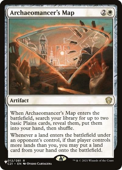 Archaeomancers Map The List Reprints Magic card