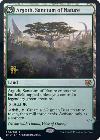 Argoth Sanctum of Nature Prerelease Cards Magic card