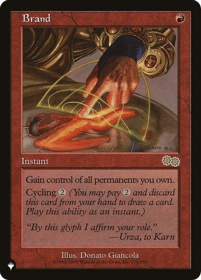 Brand The List Reprints Magic card