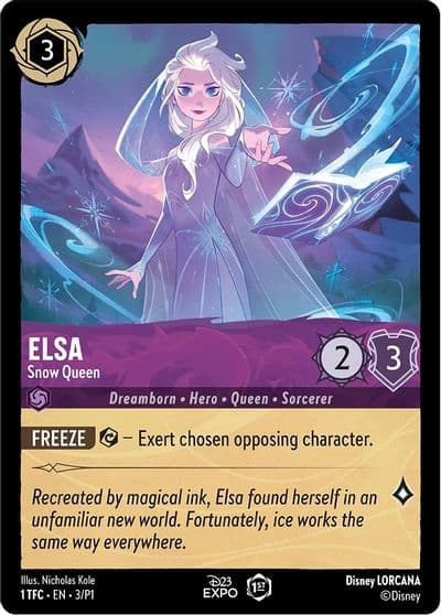 Elsa Snow Queen D23 Promos Lorcana card