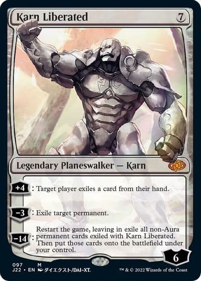 Karn Liberated Jumpstart 2022 Magic card