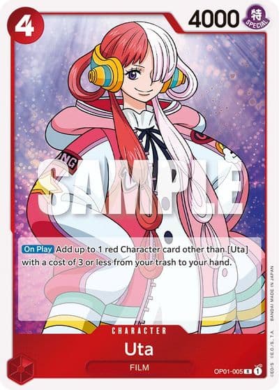 Uta Romance Dawn One Piece card