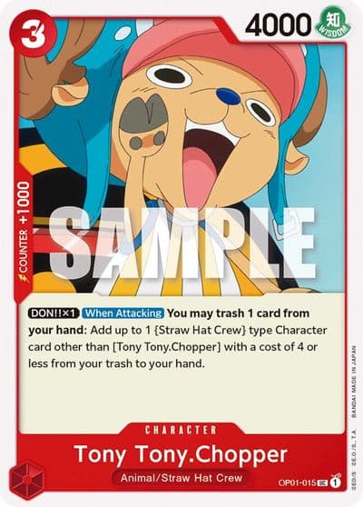 Tony TonyChopper Romance Dawn One Piece card