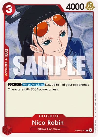 Nico Robin Romance Dawn One Piece card