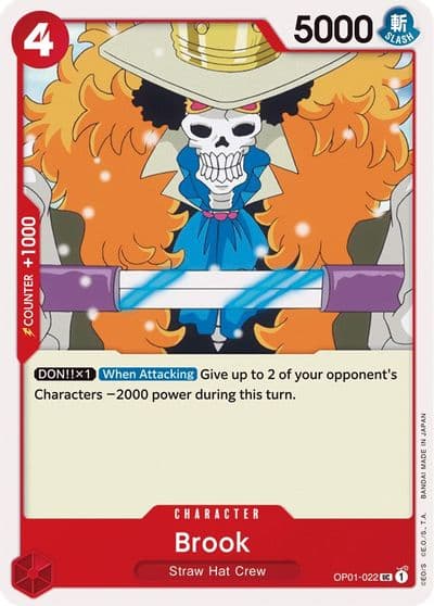 Brook Romance Dawn One Piece card