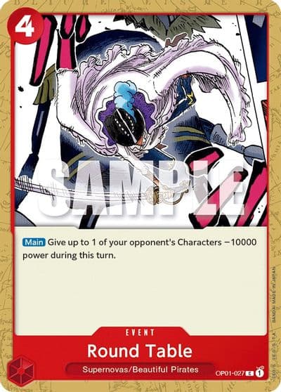 Round Table Romance Dawn One Piece card