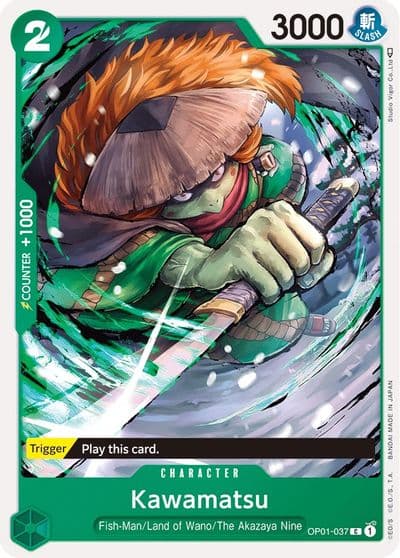 Kawamatsu Romance Dawn One Piece card