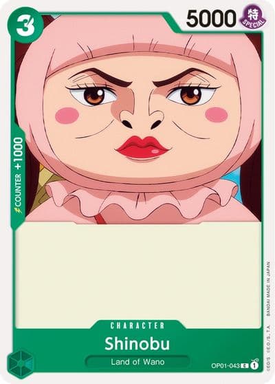 Shinobu Romance Dawn One Piece card
