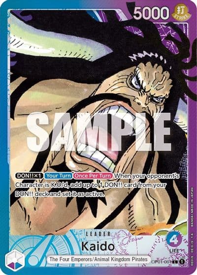 Kaido 061 Parallel Romance Dawn One Piece card