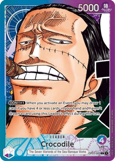 Crocodile 062 Parallel Romance Dawn One Piece card