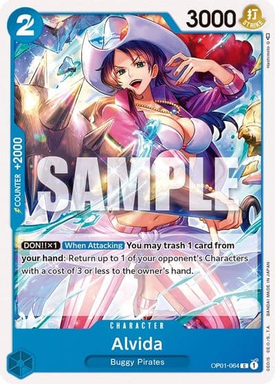 Alvida Romance Dawn One Piece card