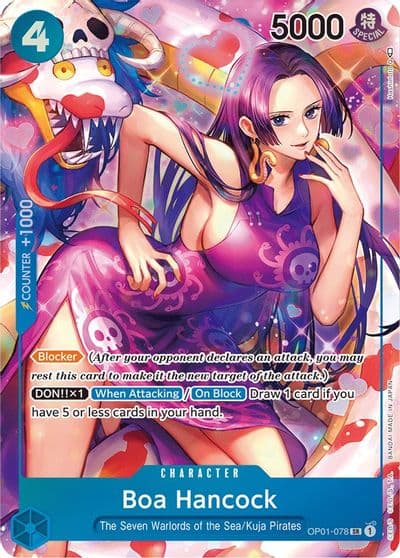 Boa Hancock Parallel Romance Dawn One Piece card