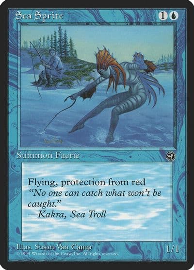 Sea Sprite Homelands Magic card