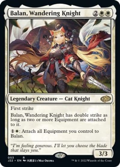 Balan Wandering Knight Jumpstart 2022 Magic card