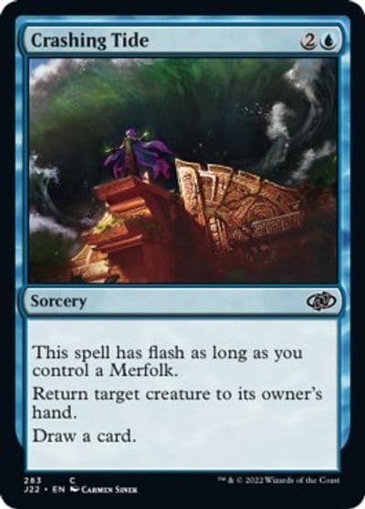 Crashing Tide Jumpstart 2022 Magic card