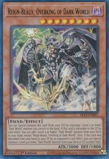 Reign Beaux Overking of Dark World Structure Deck: Dark World Yu-Gi-Oh! card