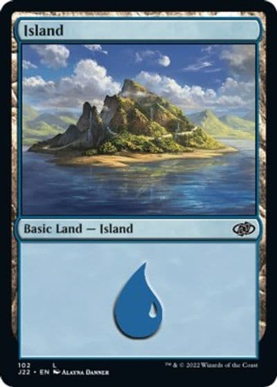 Island 102 Jumpstart 2022 Magic card