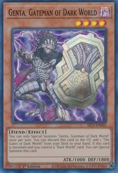 Genta Gateman of Dark World Structure Deck: Dark World Yu-Gi-Oh! card