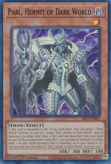 Parl Hermit of Dark World Structure Deck: Dark World Yu-Gi-Oh! card