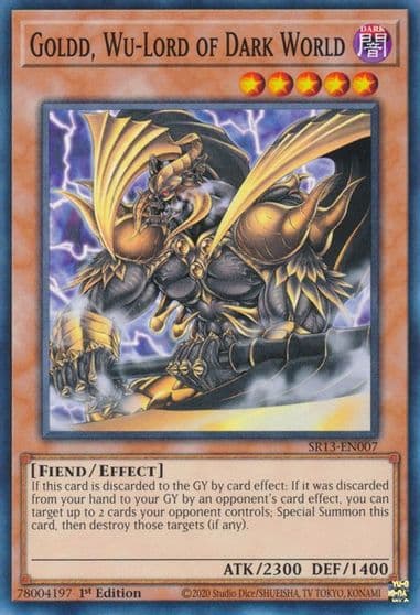 Goldd Wu Lord of Dark World Structure Deck: Dark World Yu-Gi-Oh! card