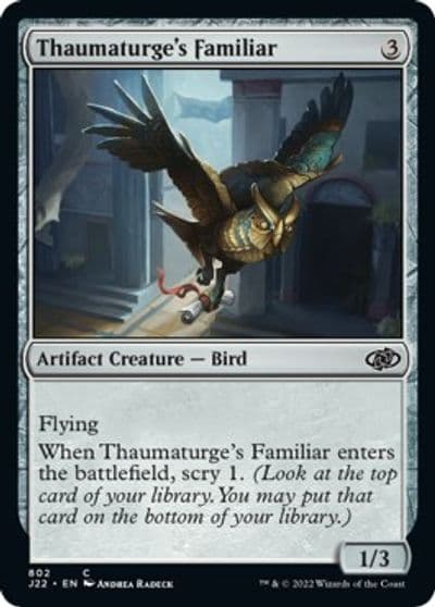 Thaumaturges Familiar Jumpstart 2022 Magic card