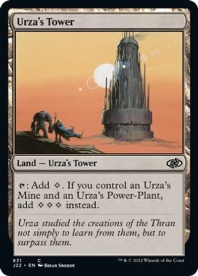 Urzas Tower Jumpstart 2022 Magic card