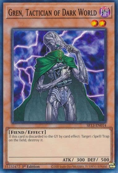 Gren Tactician of Dark World Structure Deck: Dark World Yu-Gi-Oh! card