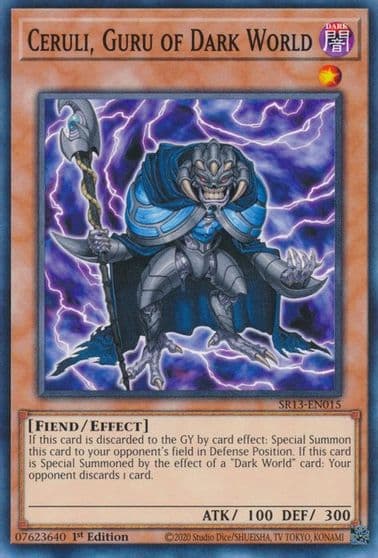 Ceruli Guru of Dark World Structure Deck: Dark World Yu-Gi-Oh! card