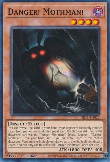 Danger Mothman Structure Deck: Dark World Yu-Gi-Oh! card