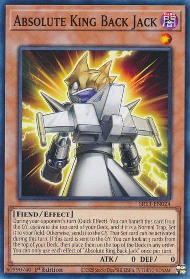 Absolute King Back Jack Structure Deck: Dark World Yu-Gi-Oh! card