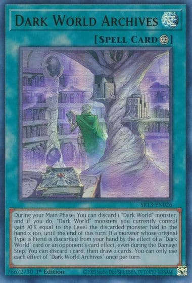 Dark World Archives Structure Deck: Dark World Yu-Gi-Oh! card
