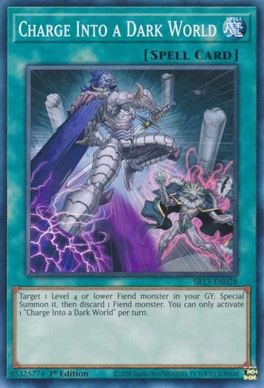 Charge Into a Dark World Structure Deck: Dark World Yu-Gi-Oh! card