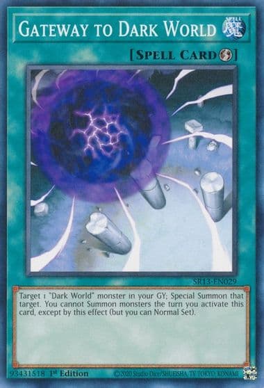 Gateway to Dark World Structure Deck: Dark World Yu-Gi-Oh! card