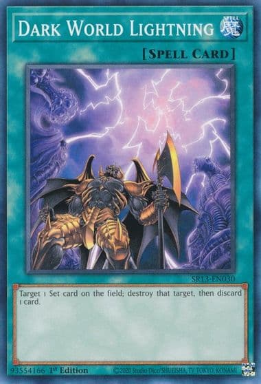 Dark World Lightning Structure Deck: Dark World Yu-Gi-Oh! card
