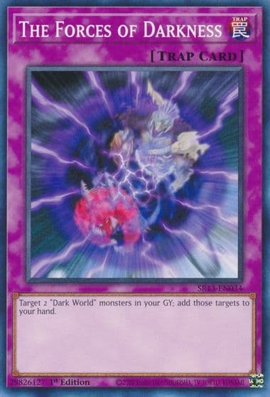 The Forces of Darkness Structure Deck: Dark World Yu-Gi-Oh! card