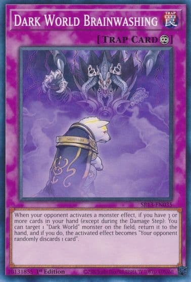 Dark World Brainwashing Structure Deck: Dark World Yu-Gi-Oh! card