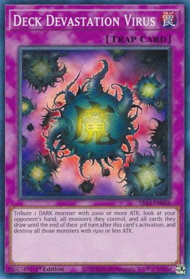 Deck Devastation Virus Structure Deck: Dark World Yu-Gi-Oh! card