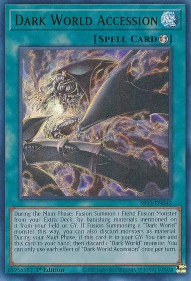 Dark World Accession Structure Deck: Dark World Yu-Gi-Oh! card