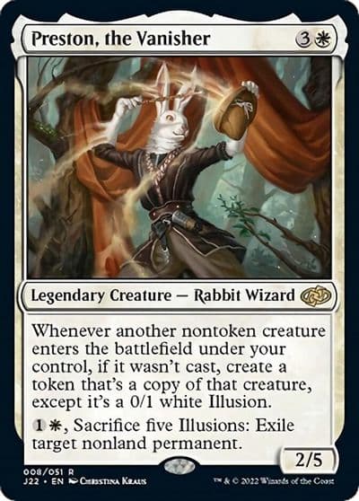 Preston the Vanisher Jumpstart 2022 Magic card