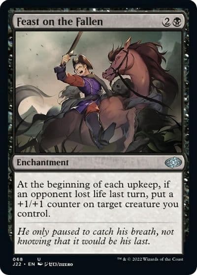 Feast on the Fallen Jumpstart 2022 Magic card