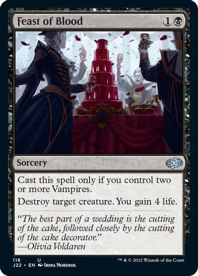 Feast of Blood Jumpstart 2022 Magic card