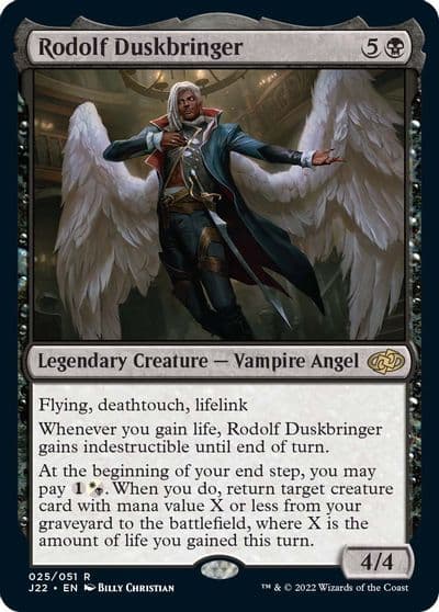 Rodolf Duskbringer Jumpstart 2022 Magic card