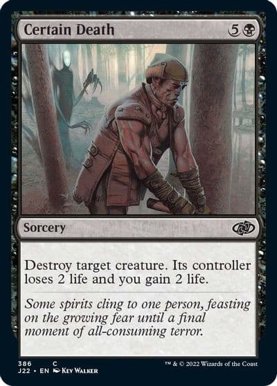 Certain Death Jumpstart 2022 Magic card