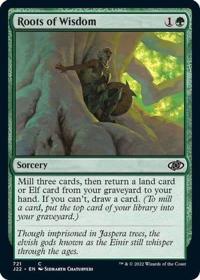 Roots of Wisdom Jumpstart 2022 Magic card