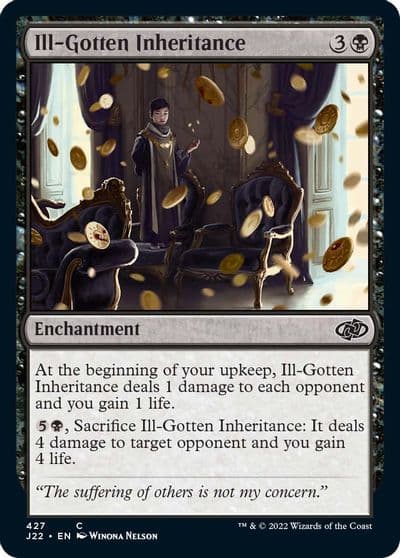 Ill Gotten Inheritance Jumpstart 2022 Magic card