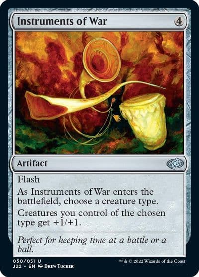 Instruments of War Jumpstart 2022 Magic card
