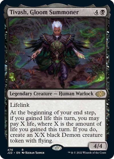 Tivash Gloom Summoner Jumpstart 2022 Magic card