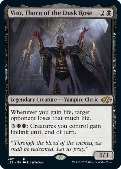 Vito Thorn of the Dusk Rose Jumpstart 2022 Magic card