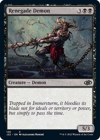 Renegade Demon Jumpstart 2022 Magic card